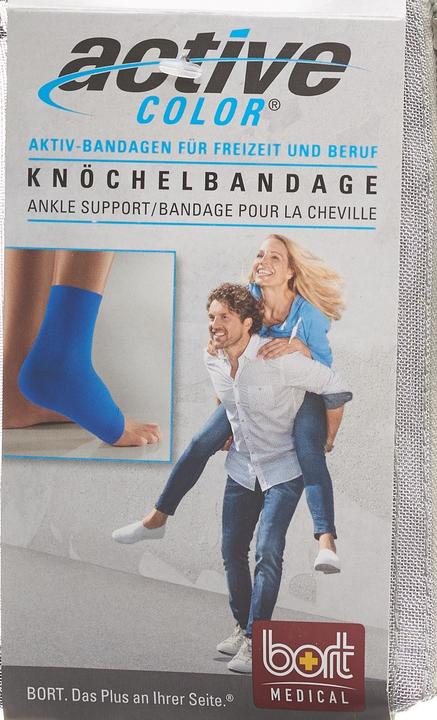 Produktbild Bort Medical ActiveColor Knöchelbandage M -23cm blau (M)