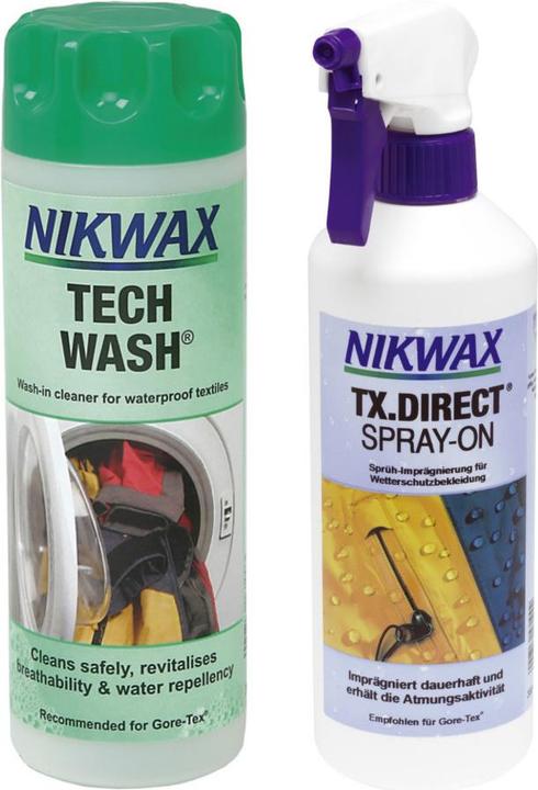 Nikwax Tech Wash + TX Direct Spray 2 x 300 ml (2 x, 300 ml)