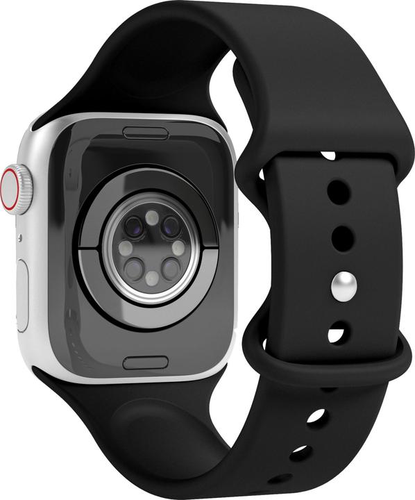 Produktbild Vonmählen Silicone Loop Case 2 Band One Black 42/44/45/49mm (42 mm, 44 mm, 45 mm, 49 mm, Silikon, Edelstahl, Apple Watch Ultra, Apple Watch Series 1, Apple Watch Series 2, Apple Watch Series 3, Apple Watch Series 4, Apple Watch Series 5, Apple Watch Series 6, Apple Watch Series 7, Apple Watch Series 8, Apple Watch Series 9, Apple Watch SE, Apple Watch Ultra 2)