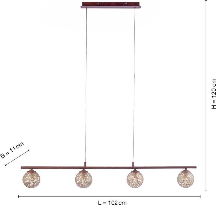 Produktbild Selltec LED Pendellampe Greta (G9, 800 lm)