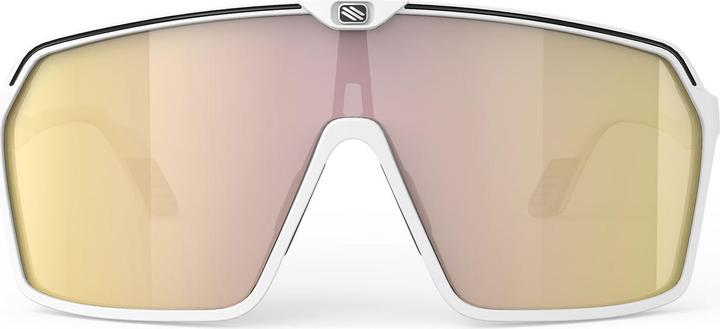 Actual product image Rudy Project Spinshield glasses (White Matt, Multilaser Gold)