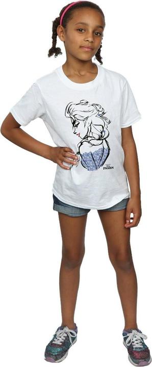 Immagine prodotto Disney Frozen Maglietta Elsa Schizzo Ragazze (140, 146)