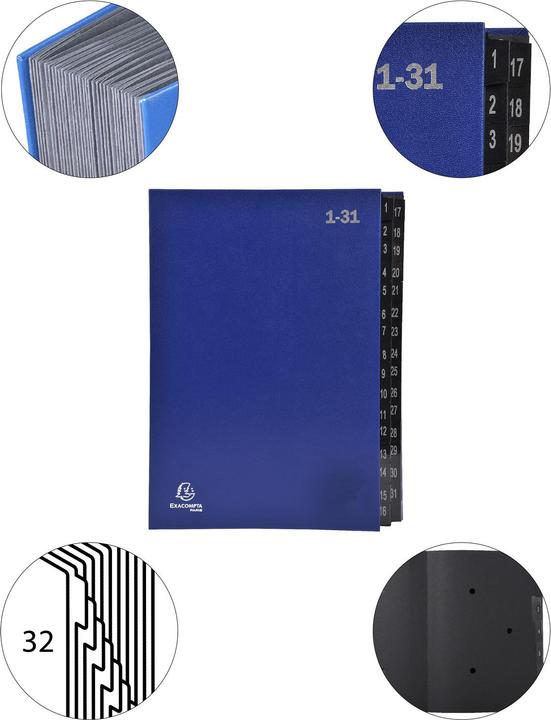 Actual product image Exacompta Folders with pleated spine (A4, 1 x)