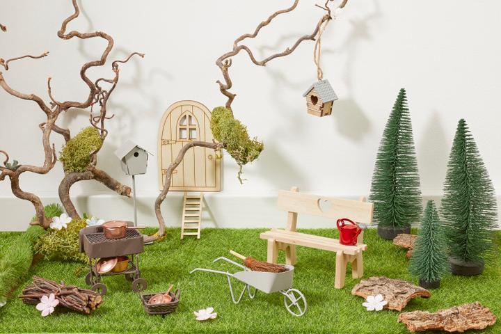 Produktbild Hobby Fun Mini-Figur Schubkarre 12.5 cm
