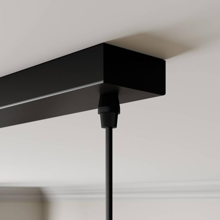 Immagine prodotto Lindby Lampada a sospensione Arina Nero/Legno (E14, 400 lm)