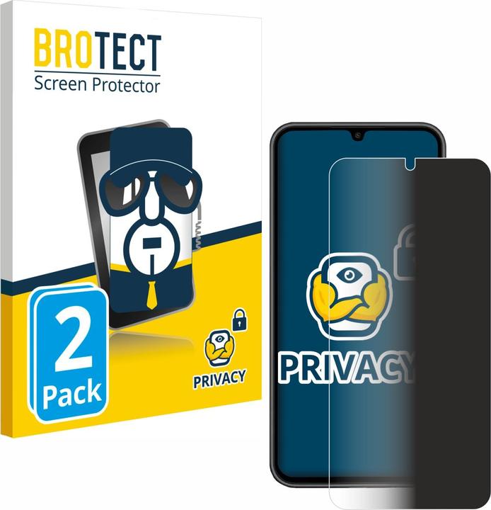 Image du produit BROTECT Film anti-regards Anti-Spy Privacy Film de protection contre la lumière bleue (2 pièce(s), Samsung Galaxy A34 5G)
