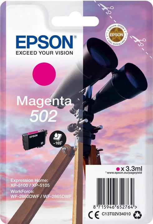 Image du produit Epson 502 (M)