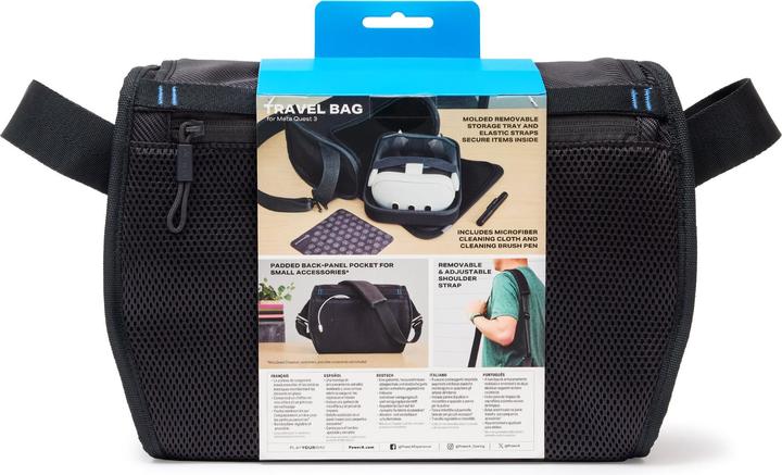 Produktbild PowerA Carrying & Cleaning Kit - Black (Meta Quest)