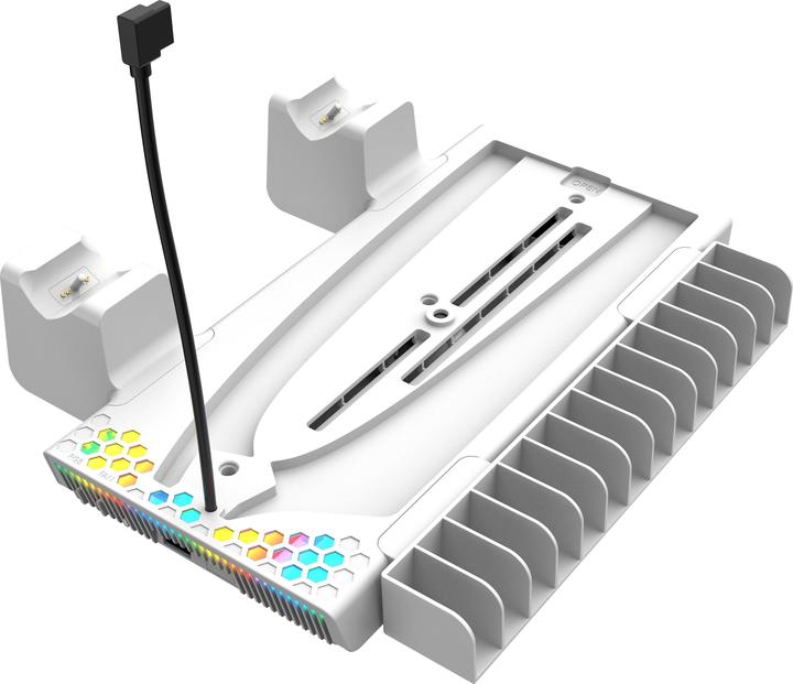 Image du produit Oniverse Nexus 5 Multifunctionele Standaard (PS5/ PS5 Slim) Wit (ONICSMLT-PS5-WHT) (PS5)
