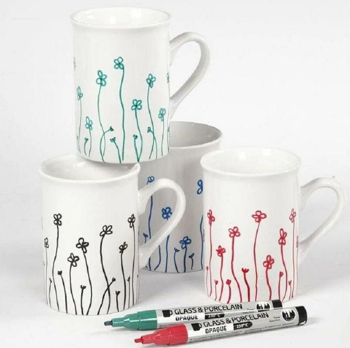 Immagine prodotto Creativ Company Tazza di porcellana 2 pezzi (1932 ml, 2 x)