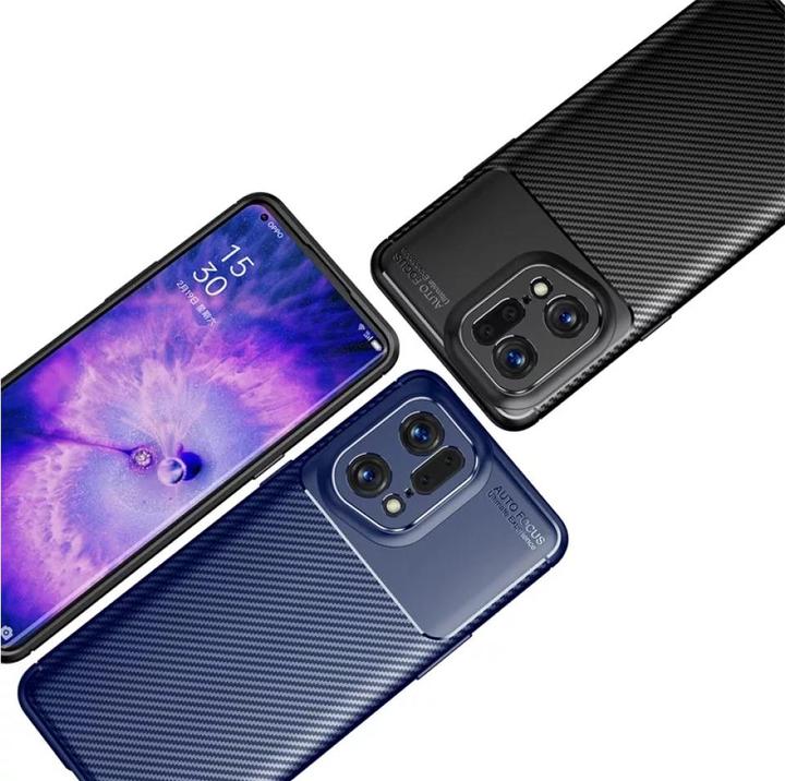 Image du produit Screenguard Oppo Find X5 Pro Housse Design carbone TPU Case (Oppo Find X5 Pro)