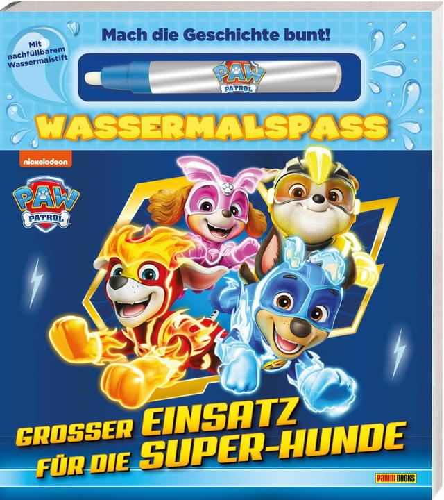 Produktbild Panini PAW Patrol: Grosser Einsatz für die Super-Hunde - Wassermalspass