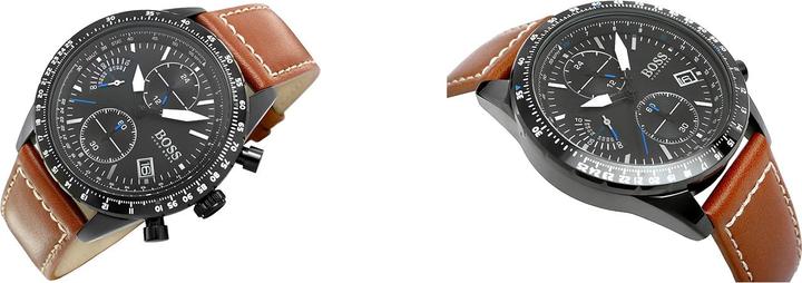Actual product image BOSS Pilot Chrono (Chronograph, 44 mm)