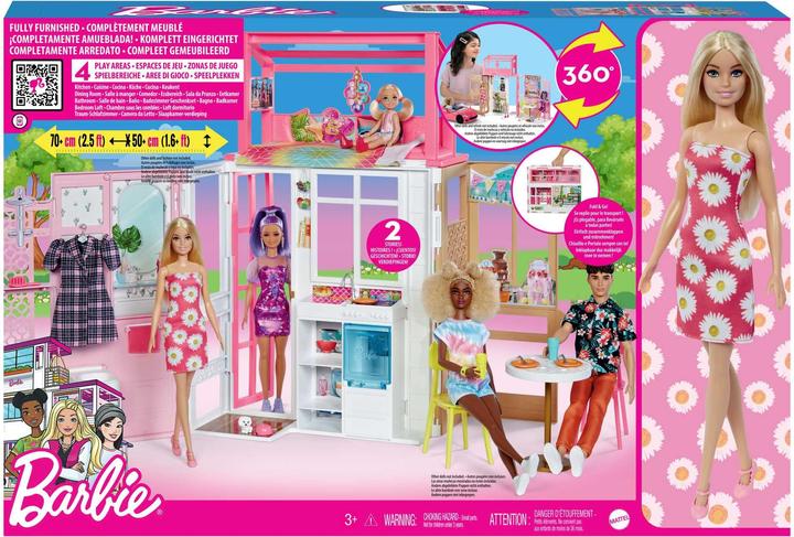 Actual product image Barbie Dollhouse & Doll