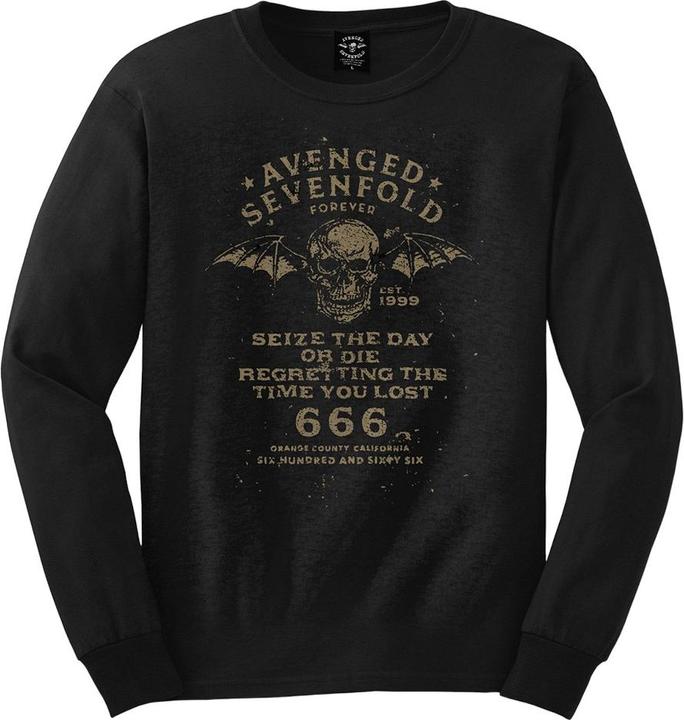 Avenged Sevenfold Seize The Day TShirt Langärmlig (L)