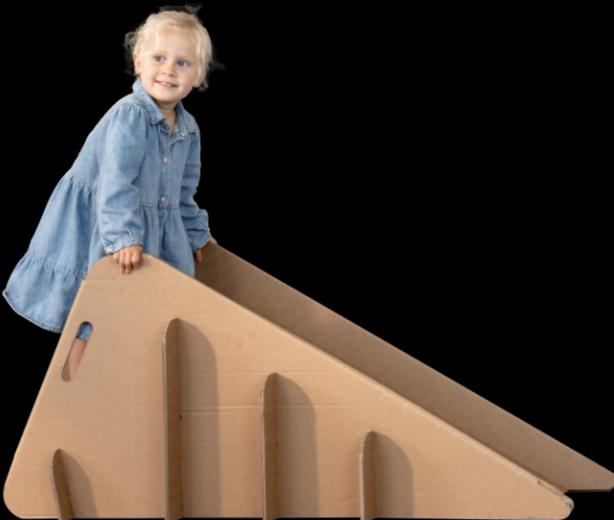 Produktbild Bins and Boxes Kleinkinderrutsche aus Pappe