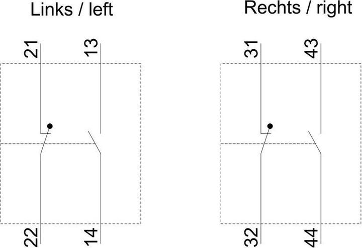 Immagine prodotto Siemens Blocco interruttori Aux, 1NO+1NC, S0-S12