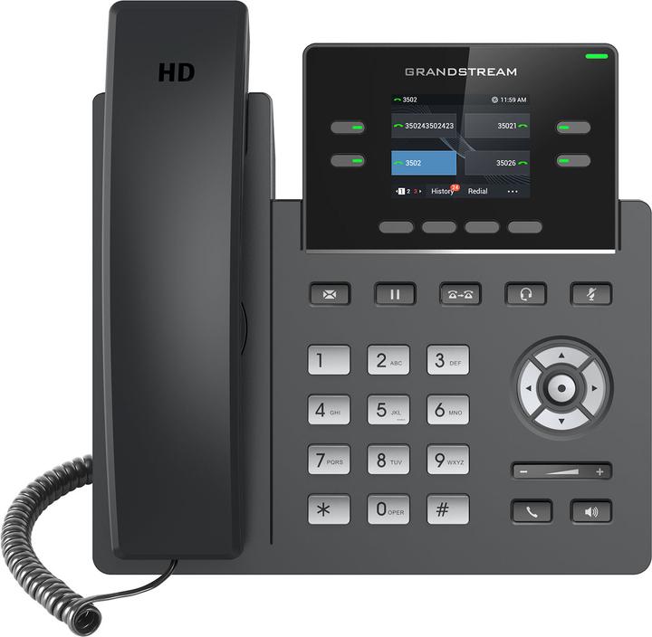 Actual product image Grandstream GRP2612W HD IP Phone with Dual-Band WLAN