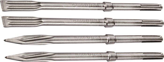 Actual product image Bosch Professional Zubehör PRO SDS max-5C chisel set, pointed chisel 400 mm, flat chisel 25 x 400 mm, 2+2 pcs. (400 mm)