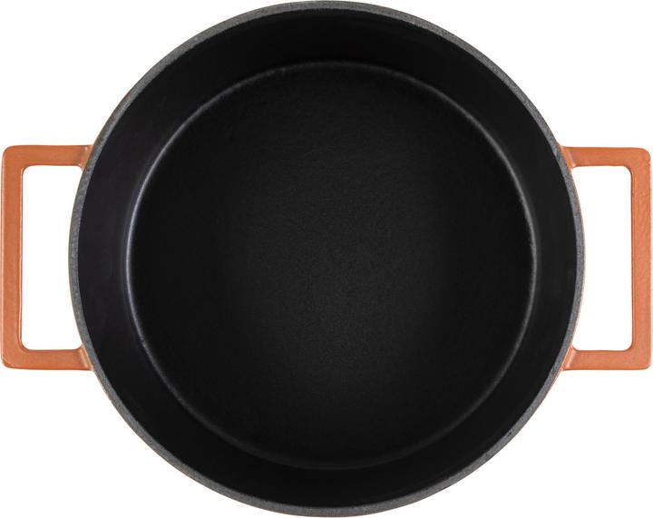 Image du produit Sambonet Cocotte Terra Cotta Cotto Curry, 24.5 cm (24.24 cm, Cocotte + faitout, Fonte)