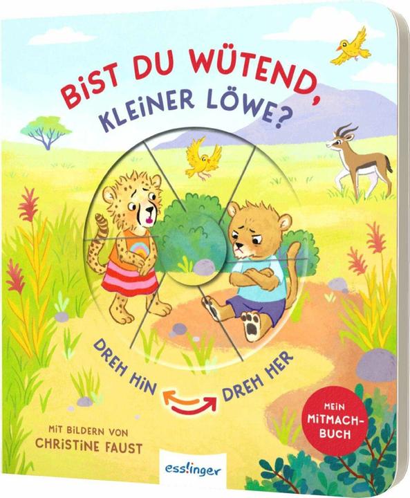 Immagine prodotto Dreh hin – Dreh her: Bist du wütend, kleiner Löwe? (Tedesco, Anja Kiel, 2024)
