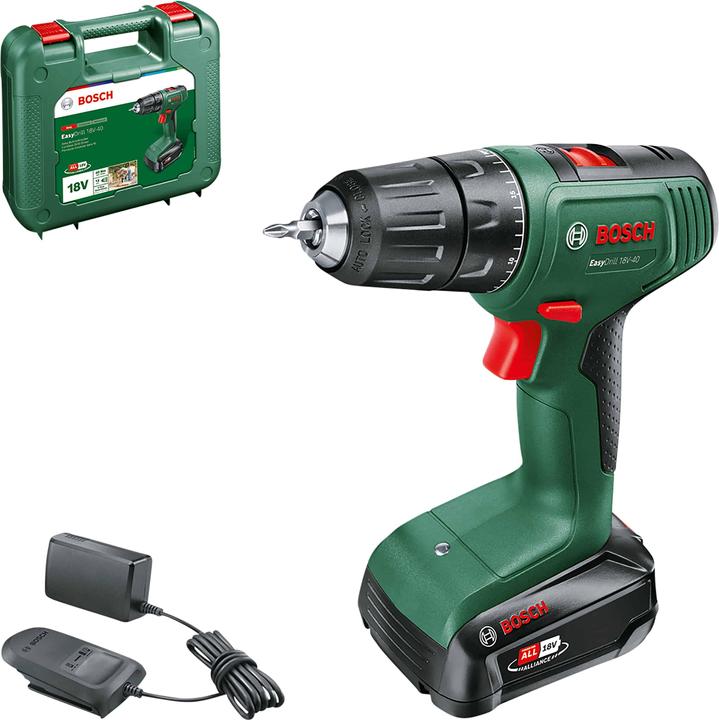 1x Schrauberbit, 1x Akkuschrauber EasyDrill 18V-40