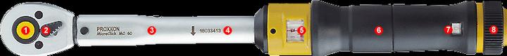 Actual product image Proxxon MicroClick (3/8", 12 Nm, 60 Nm)