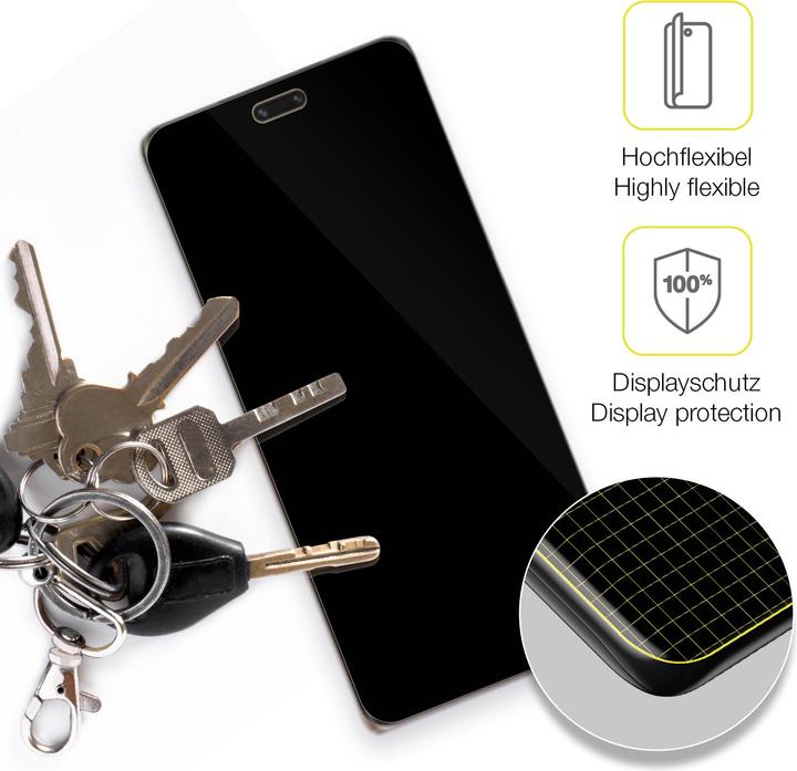 Actual product image Dipos 3D Full Cover Screen Protector (1 Piece, Mi3)