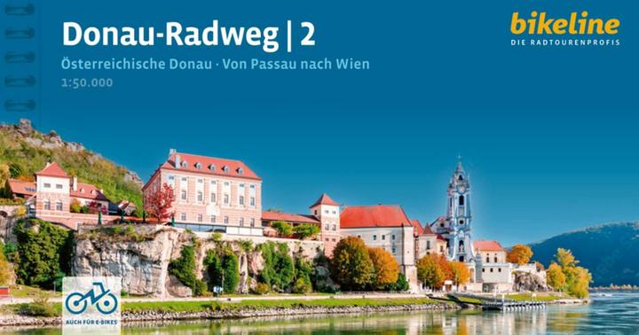Image du produit Donauradweg / Donau-Radweg 2 (Allemand, Maison d'édition Esterbauer, 2024)