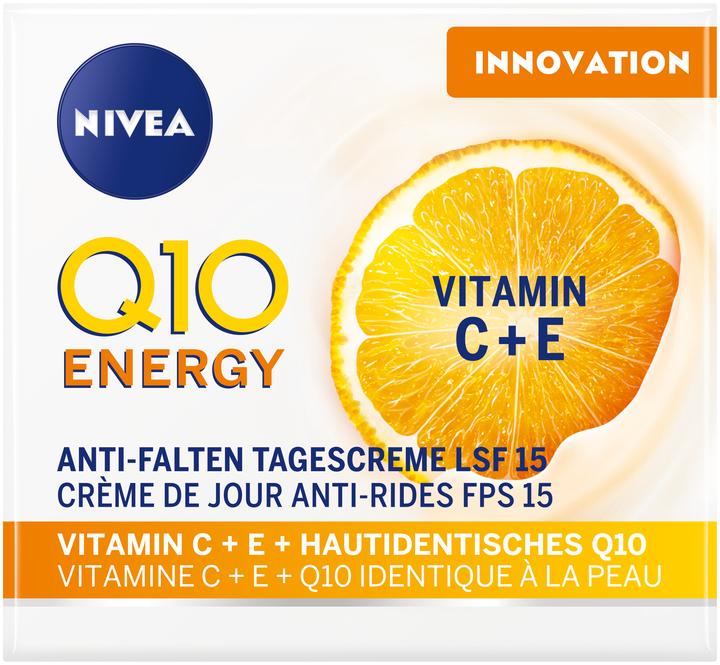 Actual product image NIVEA Q10plusC Energy (50 ml, Day cream, SPF 15)