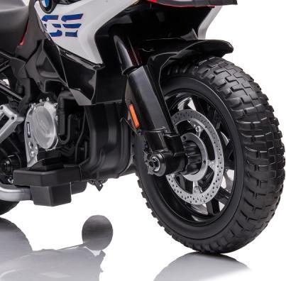 Produktbild Es-toys Elektro Kindermotorrad BMW F850 GS – 12V7A Akku – mit Stützräder, Musik und Lichter -EVA Reife
