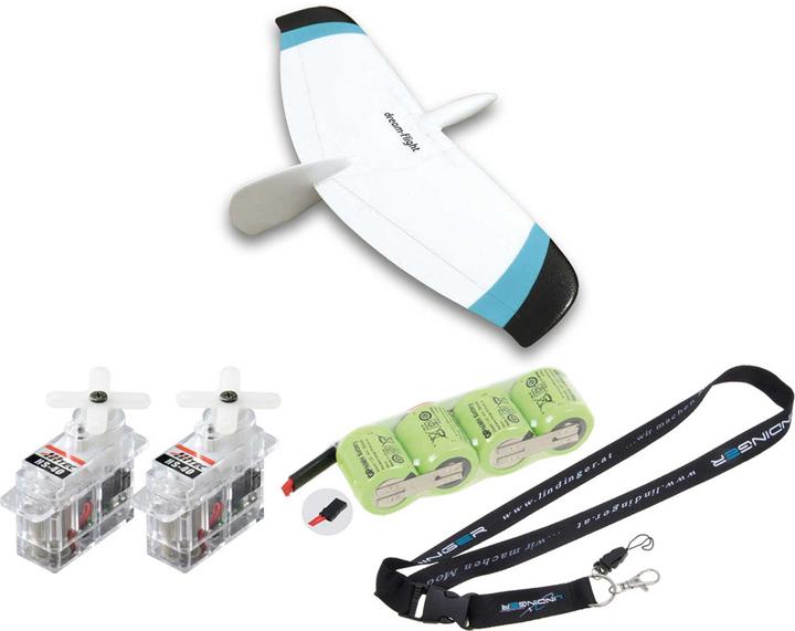 Immagine prodotto Dream-Flight Alula Trek Arg Dlg Lindinger Superset Con Ser Vos E Batteria Ricevitore Discus Launch Glid (Aliante)