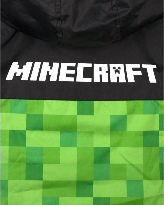 Produktbild Minecraft Jacke wasserfest mit Kapuze Jungen (140)