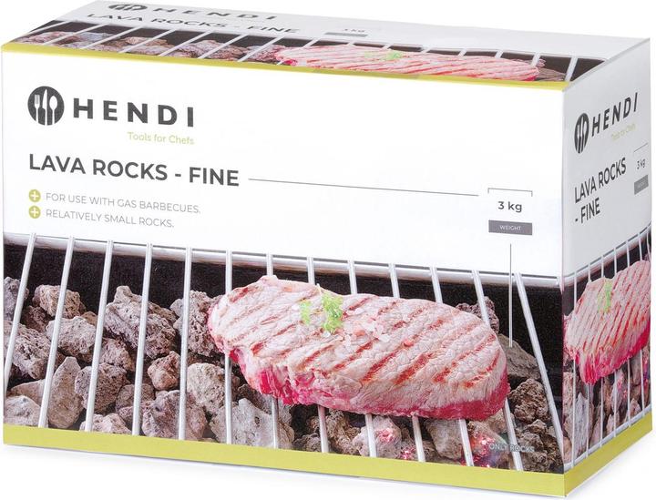 Productafbeelding Hendi Lavastenen voor gasbarbecue (3 kg)