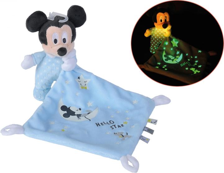 Simba Disney Mickey GID Schmusetuch, Starry