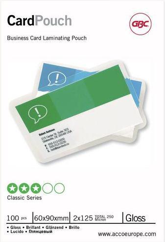 Actual product image GBC Laminating films DIN A2 (Special, 100 Piece, 125 µm)
