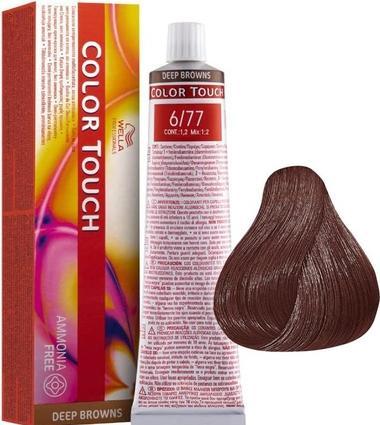 Actual product image Wella Color Touch Deep Browns (6/77 dark blonde brown-intensive)