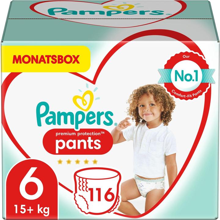 Pampers Premium Protection Pants (Gr. 6, Monatsbox, 116 Stück)