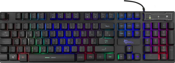 Produktbild White Shark Gaming keyboard with mouse and headphones Comanche 3, With backlight, US layout (US, Kabelgebunden)