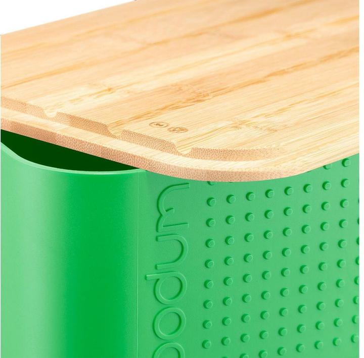 Actual product image Bodum Bistro Bread Bin 29.4 x 19.4 cm, Green
