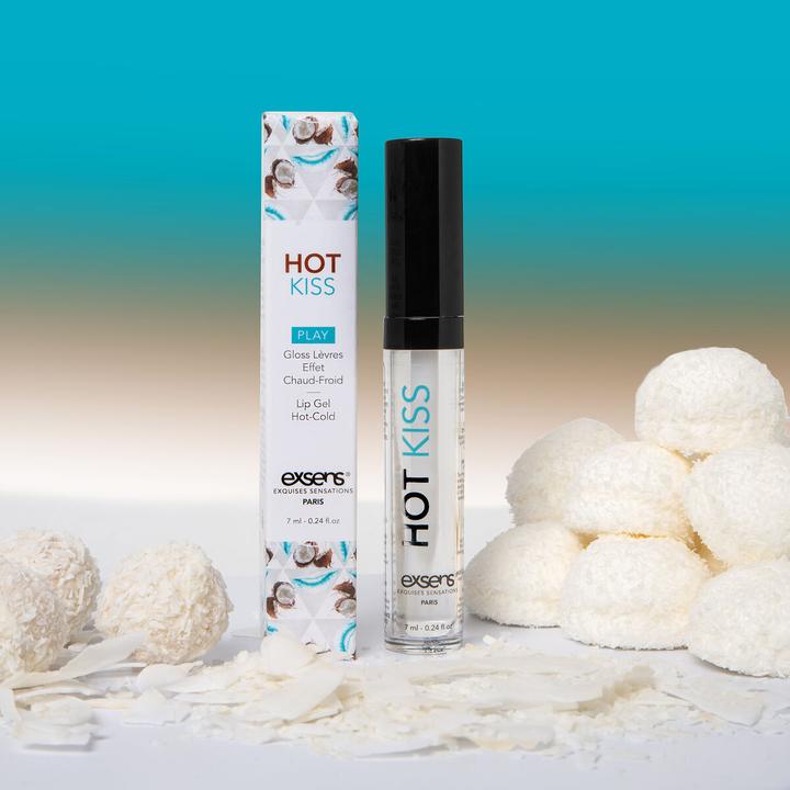 Actual product image Exsens Hot Kiss Lip Gloss Coconut 7,4ml