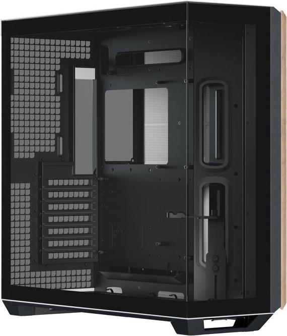 Produktbild APNX V1 PC-Gehäuse, Midi-Tower, ATX, Tempered Glass - Holz, schwarz / weiss (ATX)