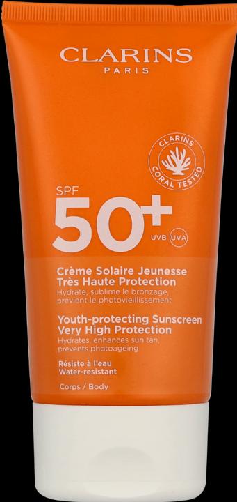 Actual product image Clarins Solaires Crême pour le Corps Sun Protection Factor 50 + (re) (Suntan cream, SPF 50, 150 ml)