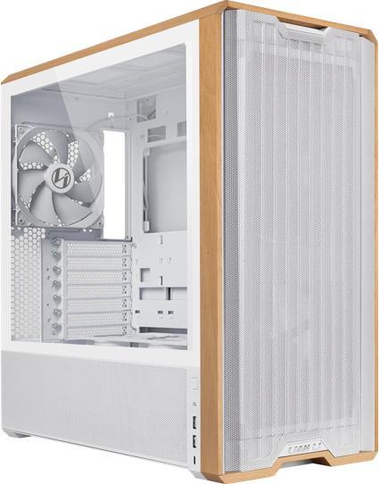 Image du produit Lian-Li Lancool 217 PC-Gehäuse, Midi-Tower, ATX, Tempered Glass - weiss (ATX, SSI EEB)