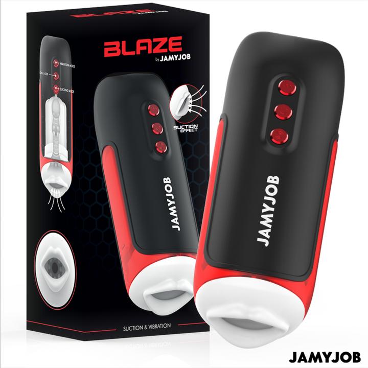 Produktbild Jamyjob Blaze Automatischer Mundmasturbator 5 Saugband Vibrationsmodi