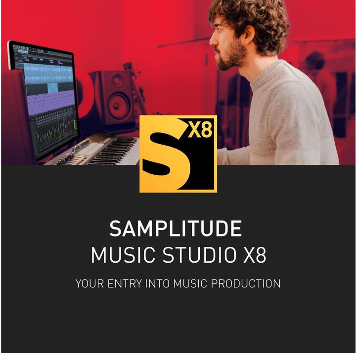 Actual product image Magix SAMPLITUDE Music Studio X8 Download Code (1 User, 1 Devices/Users, unlimited)