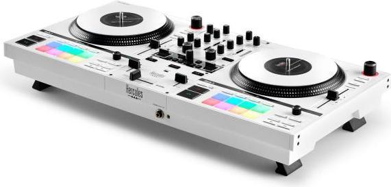 Actual product image Hercules DJ Control Inpulse T-7 DJ-Controller Weiss mit Tasche und Tuch