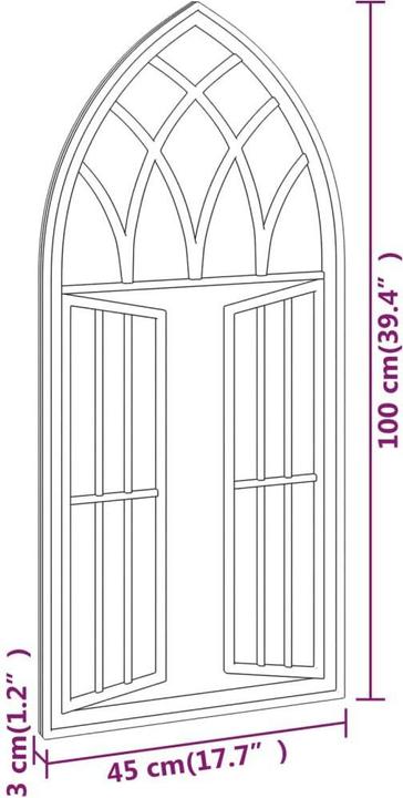 Produktbild VidaXL Laria (100 x 45 cm)