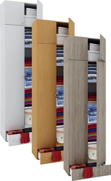 Immagine prodotto VCM Holz Mehrzweckschrank Serie Vandol mit Drehtüren (70 x 40 cm)