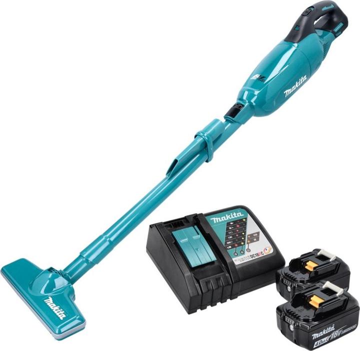 Image du produit Makita DCL 280 FRM Aspirateur sans fil 18 V Brushless + 2x batterie 4,0 Ah + chargeur